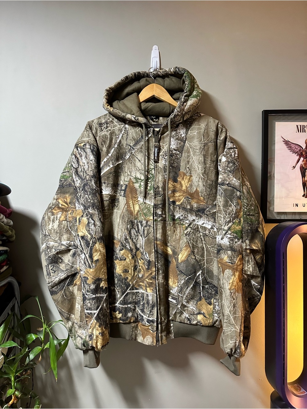 Berne Realtree Edge Camouflage Hooded Jacket